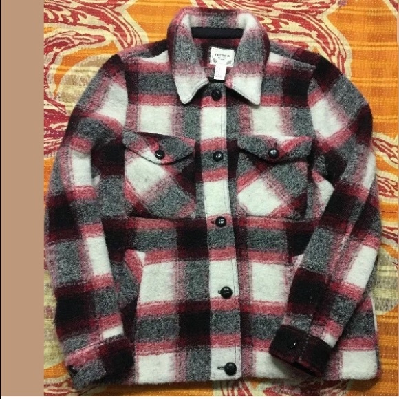 Forever 21 Jackets & Blazers - Forever 21 Wool Plaid Jacket Coat Sz Medium